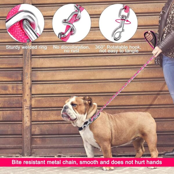 Heavy-Duty Chain Dog Leash Strong, Secure & Rust-Resistant - Image 2